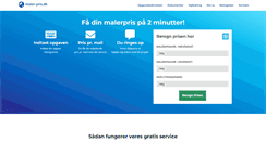 Desktop Screenshot of maler-pris.dk